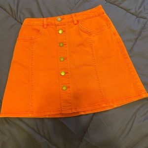 Copper Key Orange Skirt